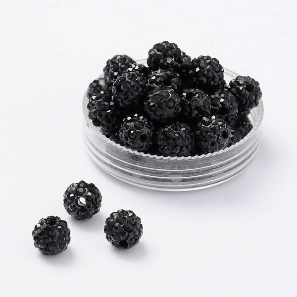 Pave Disco Ball Beads