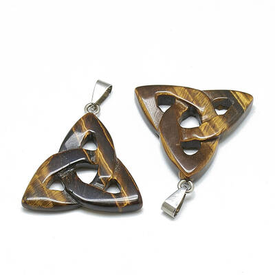 Natural Tiger Eye Pendants