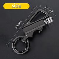 1 Pack A stylish and functional keychain for outdoor adventures that is designed to hold multiple keys and serve a variety of...