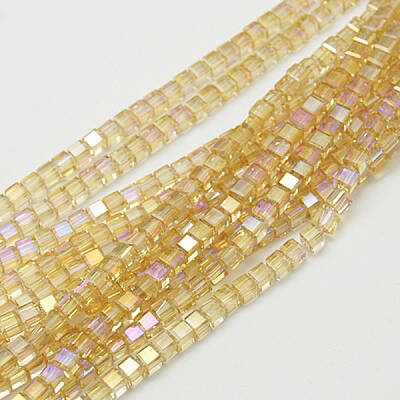 Electroplate Glass Beads Strands