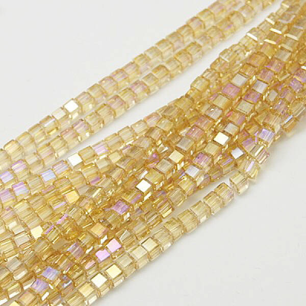 Electroplate Glass Beads Strands