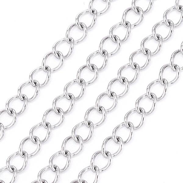 Tarnish Resistant 304 Stainless Steel Curb Chains