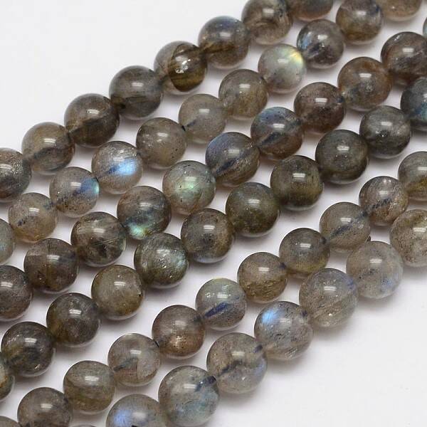 Natural Labradorite Round Bead Strands