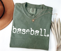 Comfort Colors Retro Baseball T-Shirt, Baseball Game Day Shirt, Women’s Baseball Shirt, Sports Mom Tee, Gift for Baseball L...