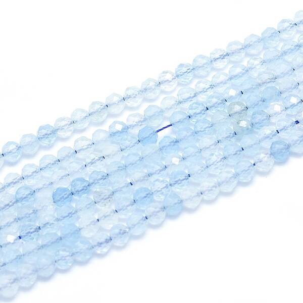 Natural Aquamarine Beads Strands