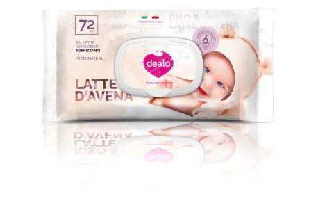 Dealo Baby Oat Milk Hygiene Wipes 72 pcs.
