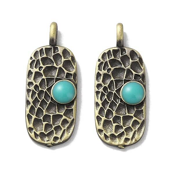Brass Enamel Pendants