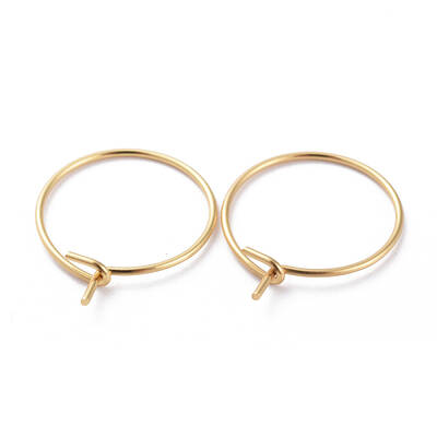 316 Surgical Stainless Steel Hoop Earring Findings