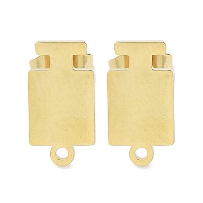 Bottle Ion Plating(IP) 304 Stainless Steel Stud Earring Findings