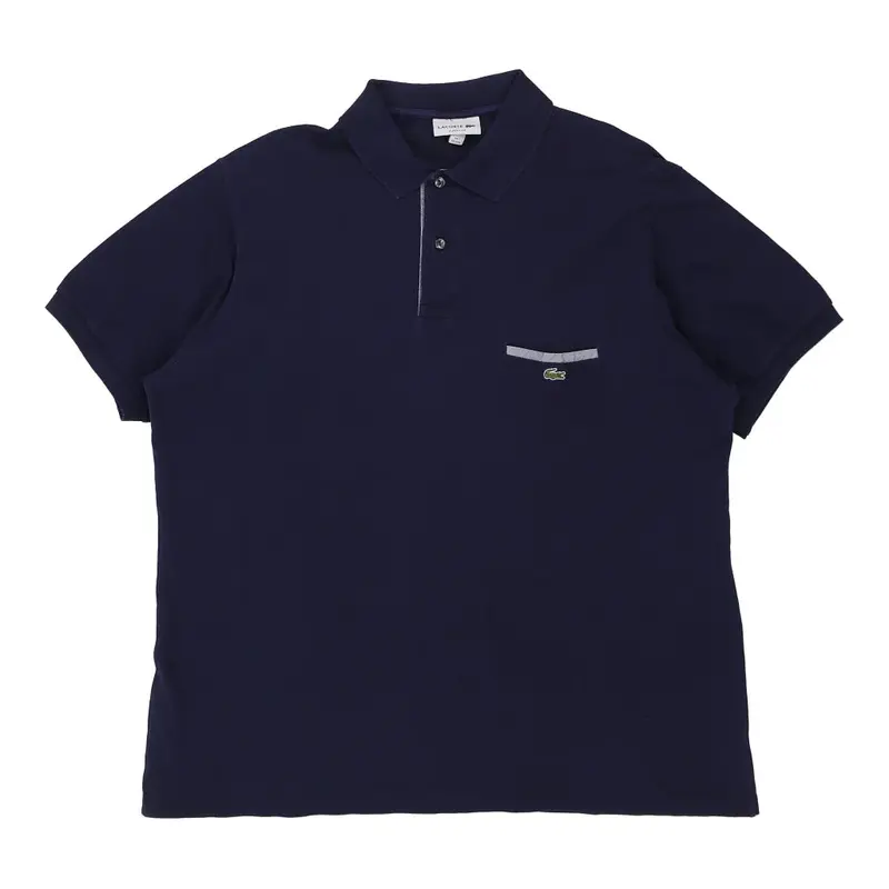 Lacoste Polo Shirt - 2XL Navy Cotton