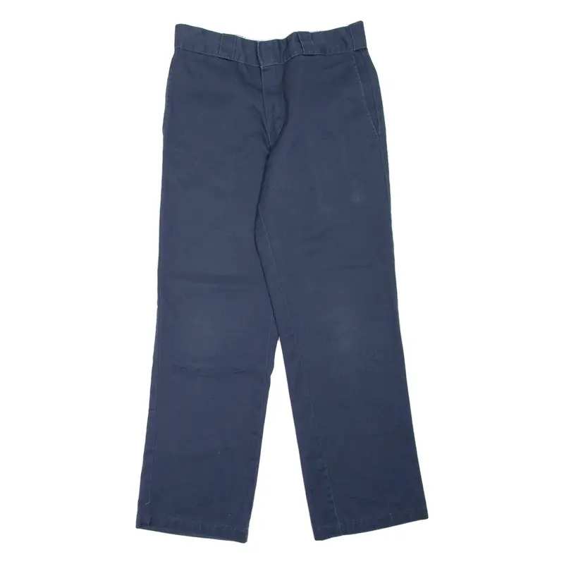 DICKIES 874 Workwear Mens Trousers Blue Regular Straight W30 L30