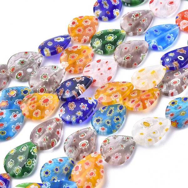 Handmade Millefiori Glass Beads Strands