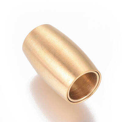 304 Stainless Steel Magnetic Clasps with Glue-in Ends