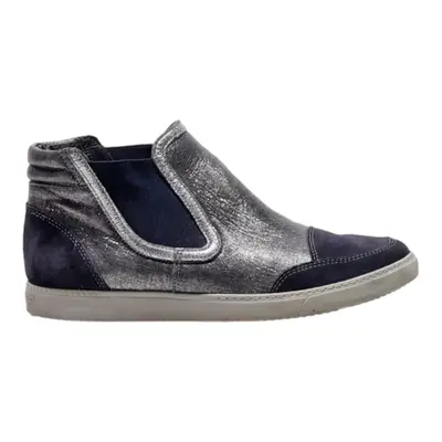 PAUL GREEN Chelsea Boots Silver Synthetic Womens UK 5