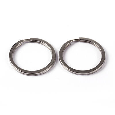 Tarnish Resistant 304 Stainless Steel Split Key Rings
