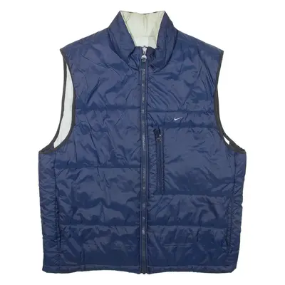 NIKE Mens Gilet Blue L