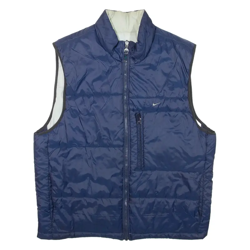 NIKE Mens Gilet Blue L