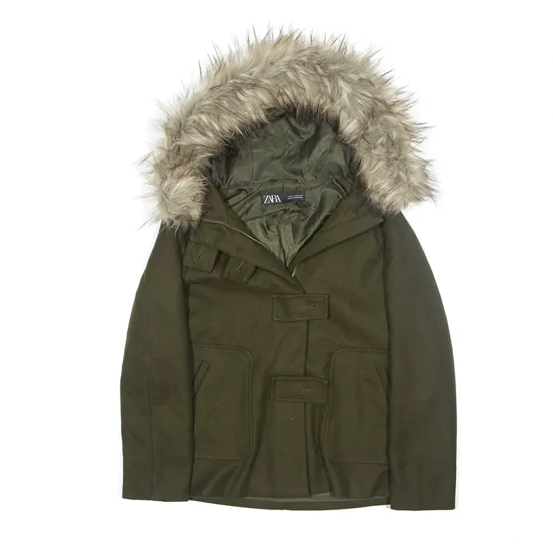 ZARA Jacket Green Womens XS