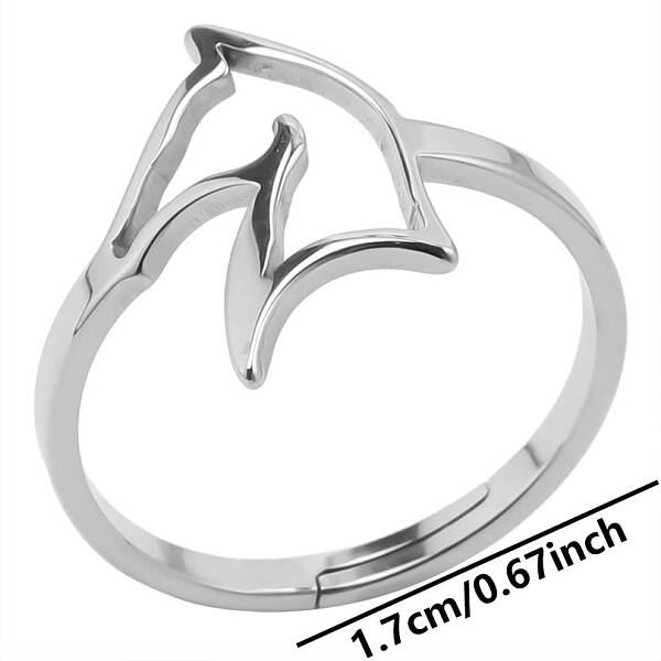 Non-Tarnish 304 Stainless Steel Adjustable Ring