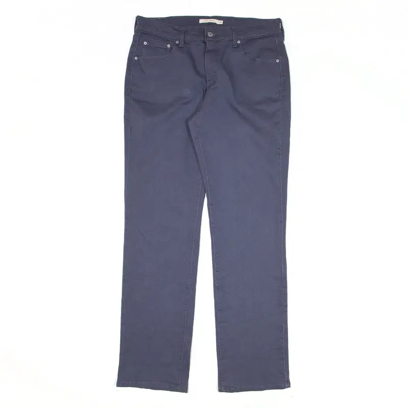 LEVI'S 505 Trousers Blue Regular Straight Womens W30 L32