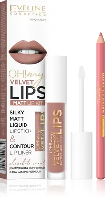 Eveline OH! My Velvet Lips Matt Lip Kit 11 Cookie Milkshake 4.5 ml