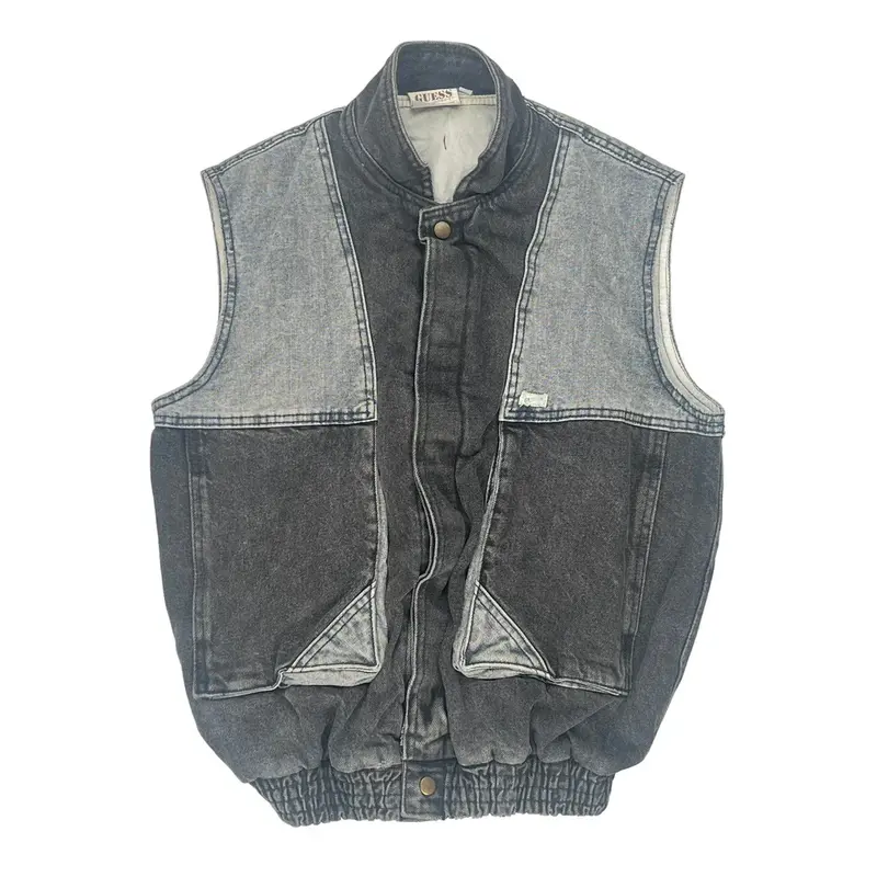 Guess Denim Gilet - Small Dark Wash Denim