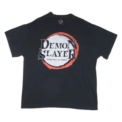 Demon Slayer Mens T-Shirt Black XL