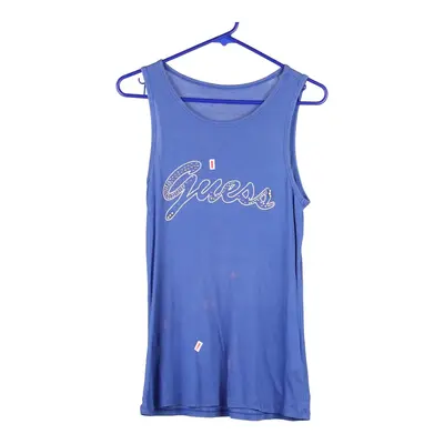 Guess Vest - Small Blue Cotton