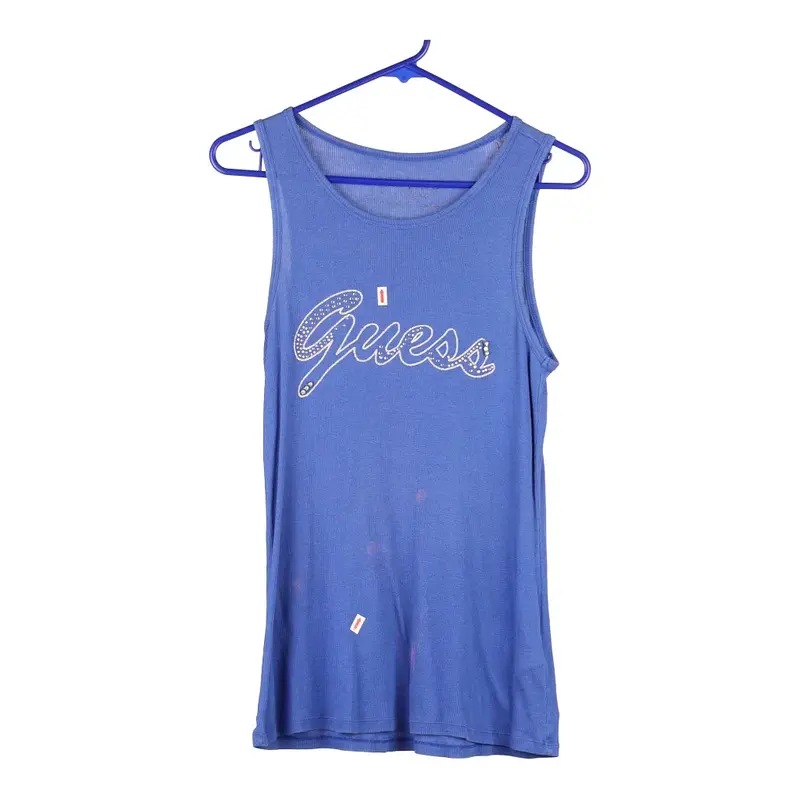 Guess Vest - Small Blue Cotton
