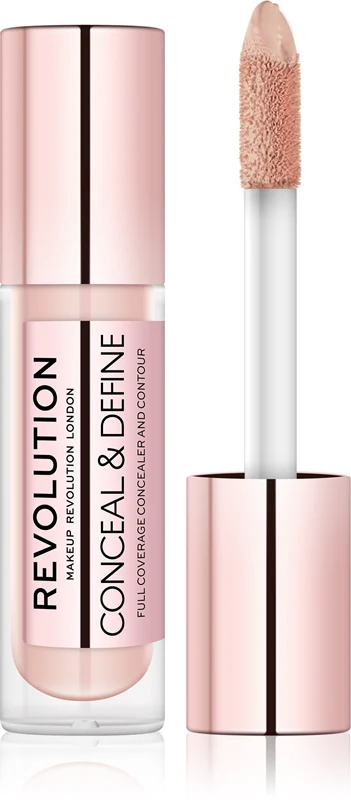 Makeup Revolution Conceal & Define Liquid Concealer Color C0.5 4 g