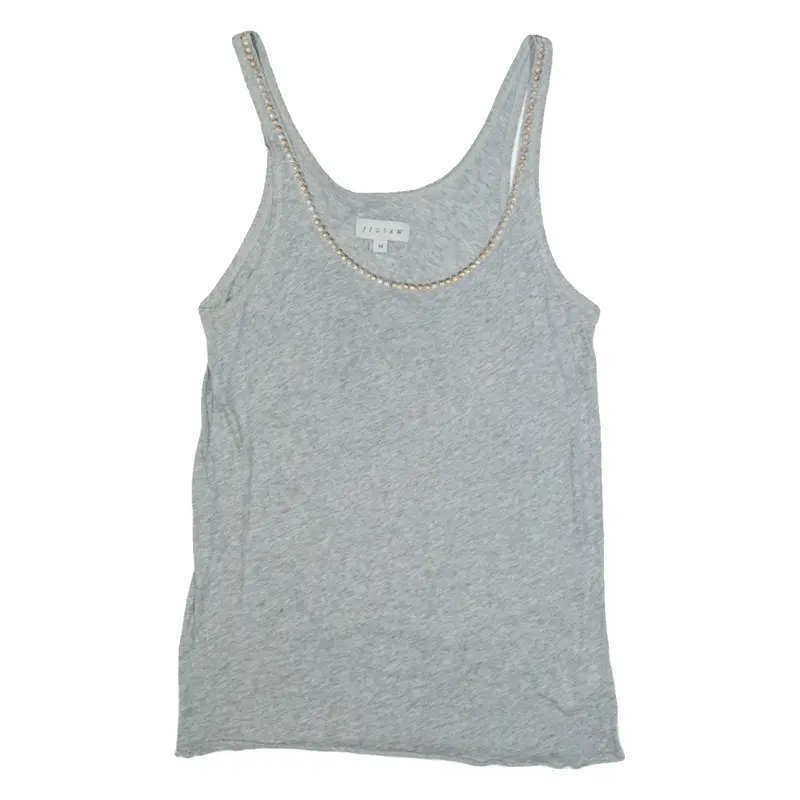 JIGSAW Womens Vest Grey Sleeveless M