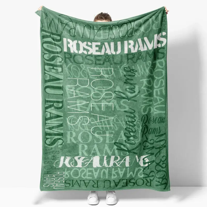 Personalized Throws With Name Evergreen Blanket Gift - Aperturee