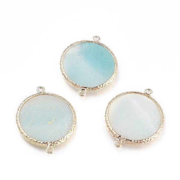 Natural Amazonite Links connectors