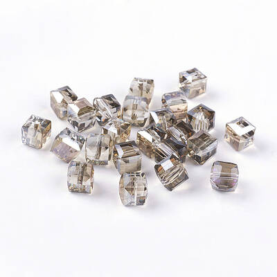 Electorplated Glass Beads
