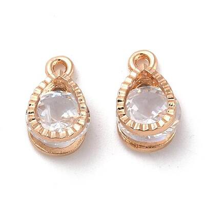 Teardrop Alloy Charms