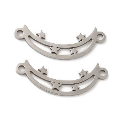 Tarnish Resistant 201 Stainless Steel Connector Charms