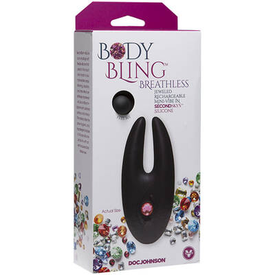 Body Bling - Clit Cuddler Mini-Vibe in Second  Skin Silicone - Pink
