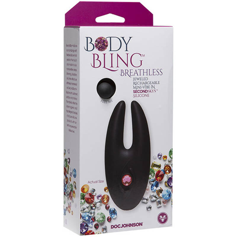 Body Bling - Clit Cuddler Mini-Vibe in Second  Skin Silicone - Pink