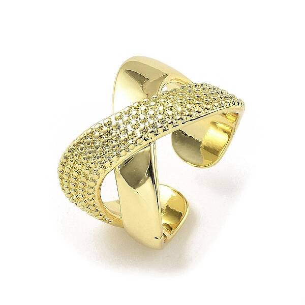 Rack Plating Brass Open Cuff Ring