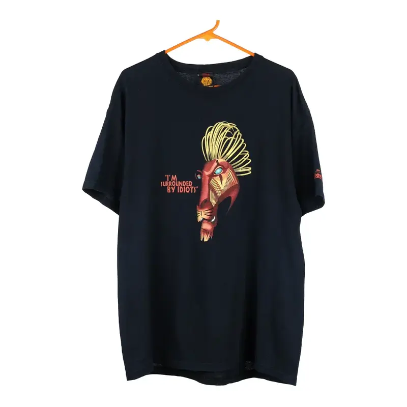 The Lion King Graphic T-Shirt - Large Black Cotton
