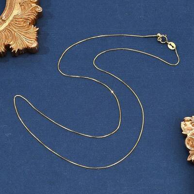 925 Sterling Silver Box Chain Adjustable Slider Necklaces for Women