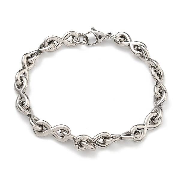 304 Stainless Steel Link Chain Bracelets