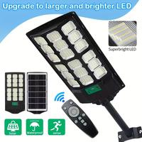Solar Street Lights, Outdoor Waterproof IP65 ,6500K Solar Lights Outdoor 20000LM LED Solar Flood Light, Wide Angle with Motio...