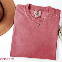 Blank Comfort Colors Shirts, Cotton Trendy Comfort Colors Shirts , Soft Colored Blank Washed T-Shirts Top Womenswear Streetwe...