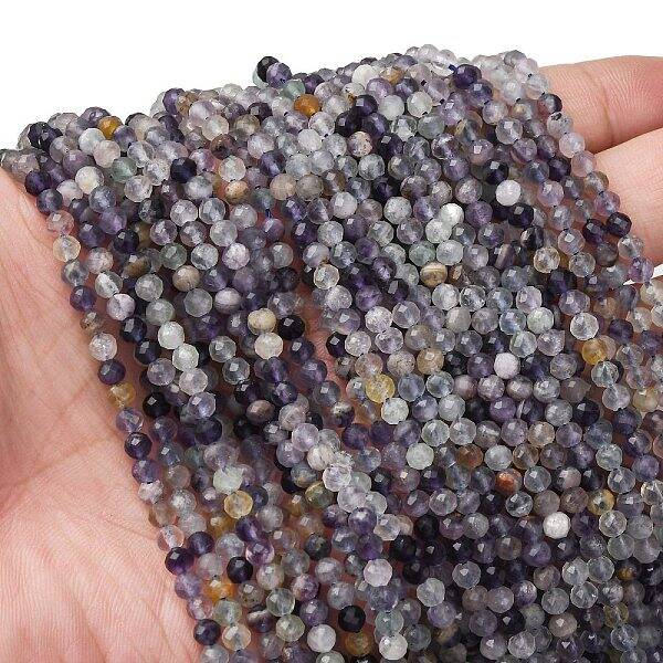 Natural Fluorite Beads Strands