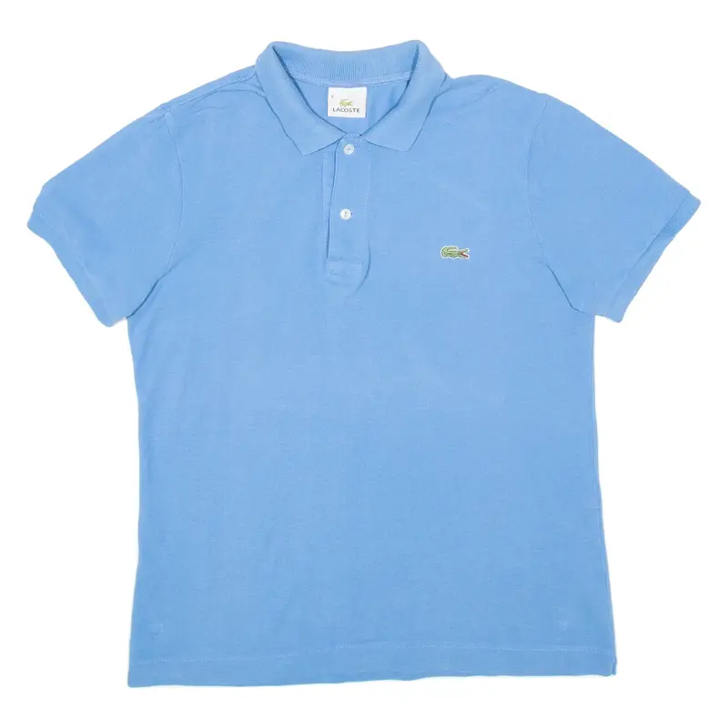 LACOSTE Mens Polo Shirt Blue M