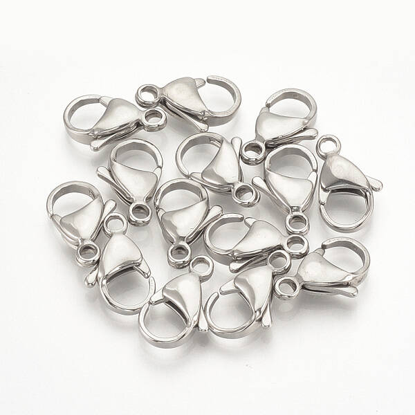 Tarnish Resistant 304 Stainless Steel Lobster Claw Clasps