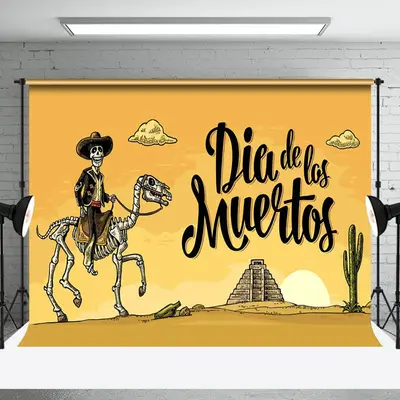 Dia Delas Muertos Desert Celebration Festival Backdrop