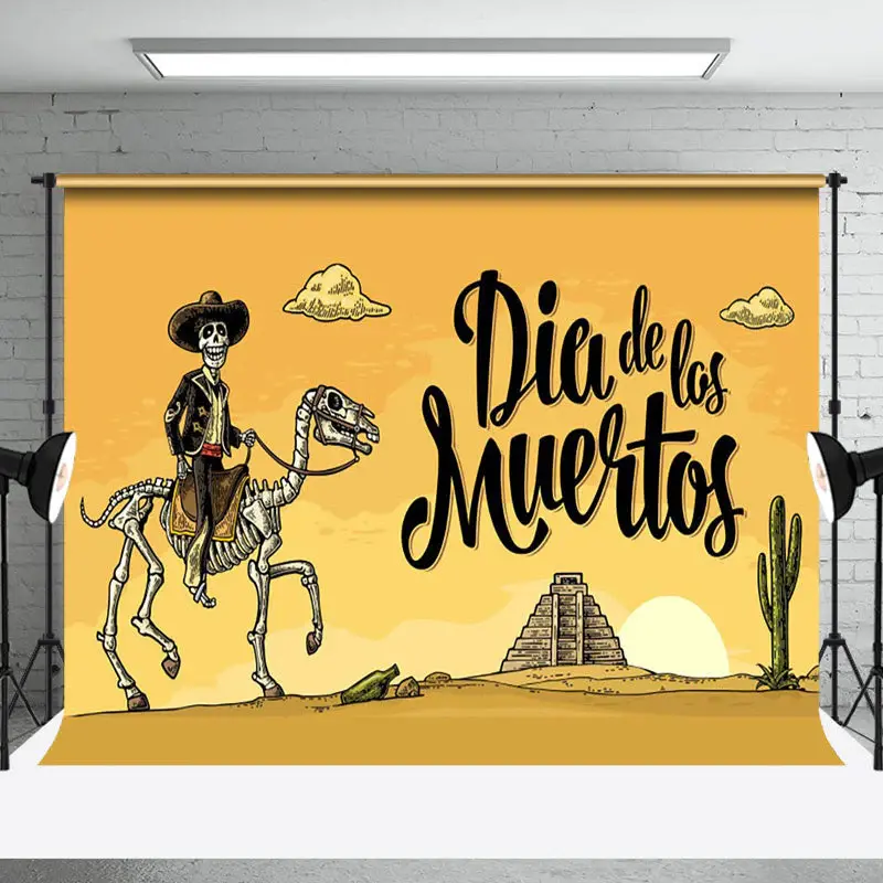 Dia Delas Muertos Desert Celebration Festival Backdrop