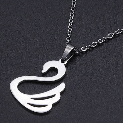 Non-Tarnish 201 Stainless Steel Pendants Necklaces